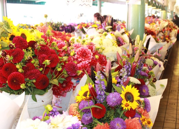 Flowers at Pike's Place Market