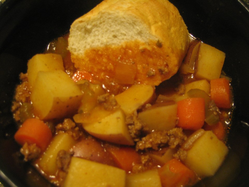 Hamburger Stew Close Up