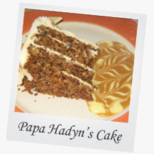 Papa Haydn's Carrot Cake