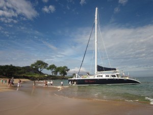 Kai Kanani's Catamaran at Makena Beach