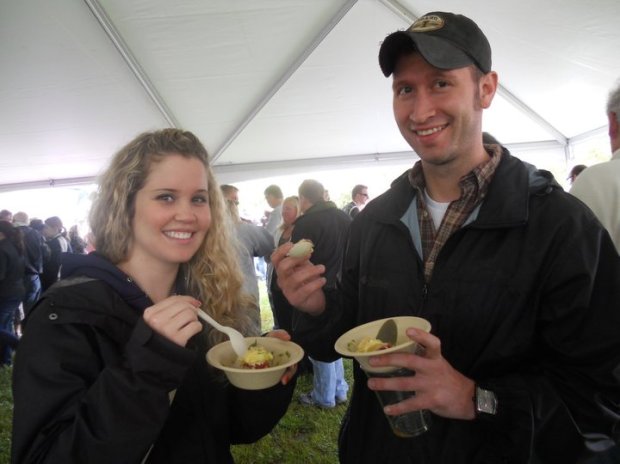 Rhubarb Upsidedown Cake at Bite of Orcas
