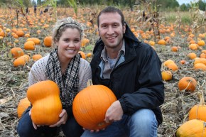 Picking Pumpkins at Kruger's