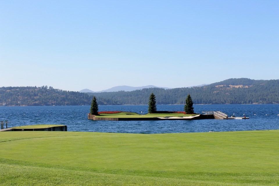 famous floating green