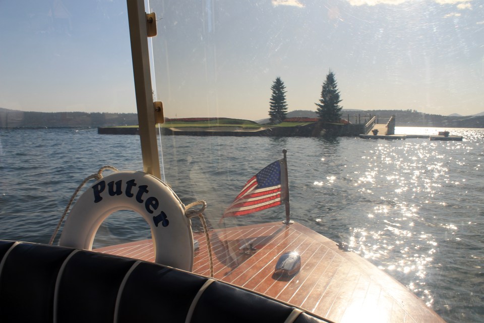 Transportation to floating green